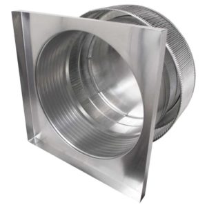 24 inch Roof Vent with Curb Mount Flange | Aura Gravity Vent AV-24-C8-CMF - Louvers